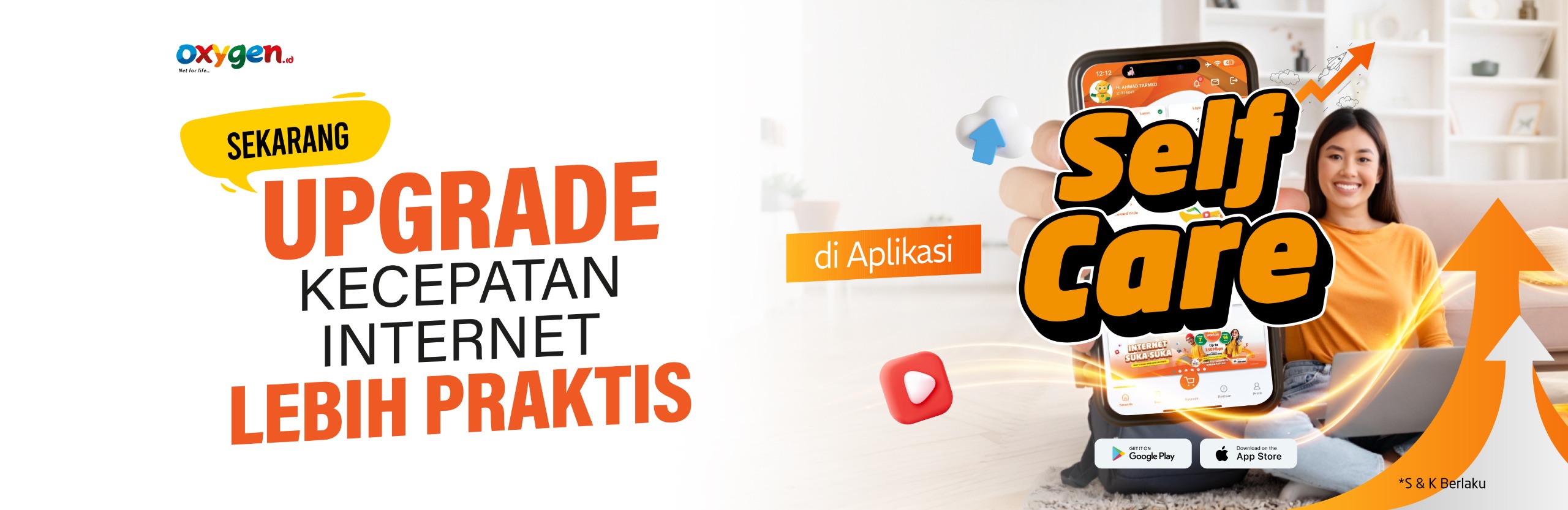Fitur Baru Selfcare – Upgrade Paket